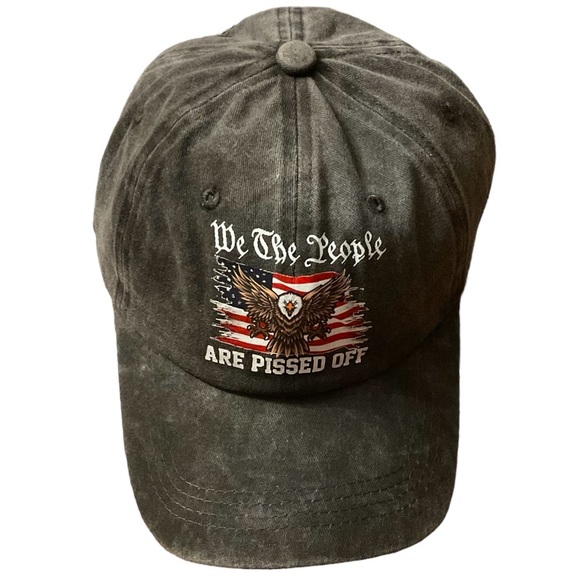 🇺🇸”We The People Are Pissed Off” Adjustable Strap Unisex Cap! - Picture 1 of 7